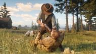 The massive stopping power of the Semi-Auto Shotgun makes it a deadly one-handed missile (Image via Rockstar Games)